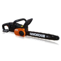 Cordless chainsaw WG384E.9 battery and charger EXCLUDED 35 cm bar | Newgardenmac.com