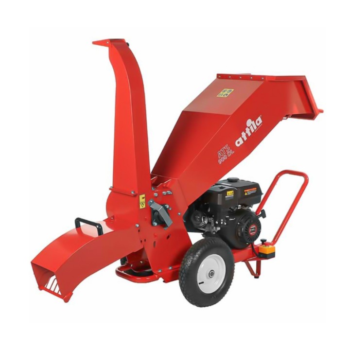 Benzinbetriebener Holzhäcksler ATTILA ATS900DL 270 cm³ 6 kW max. Häckseldurchmesser 8 cm | Newgardenmac.com