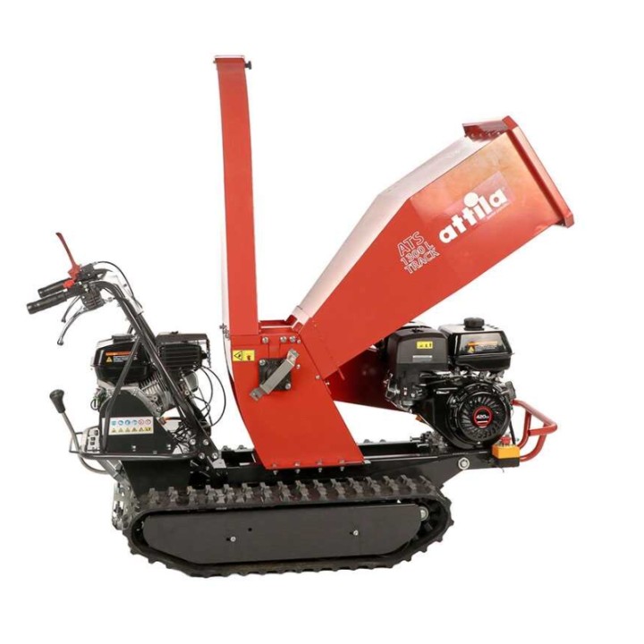 Professioneller Holzhäcksler ATTILA ATS1300LTRACK 420 cm³, max. Astdurchmesser 100 mm | Newgardenmac.com