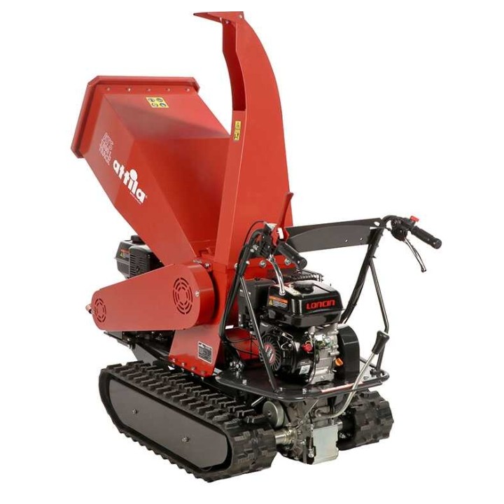 Trituradora de madera profesional ATTILA ATS1300LTRACK, 420 cc, diámetro máximo de rama: 100 mm | Newgardenmac.com
