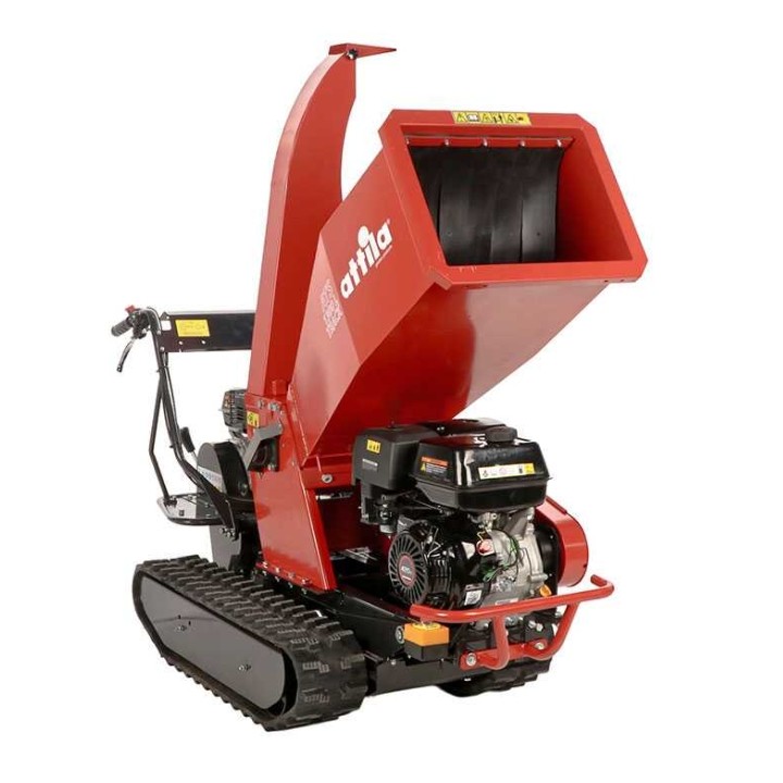 Broyeur de branches professionnel ATTILA ATS1300LTRACK 420 cm3, diamètre de branche max. 100 mm | Newgardenmac.com
