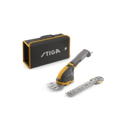 STIGA SGM 102 AE multifunctional scissor with 2.5 Ah battery and charger | Newgardenmac.com