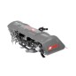 Fresa diametro 350 90-65 cm 16 lame attacco fisso motocoltivatore NIBBI MAK