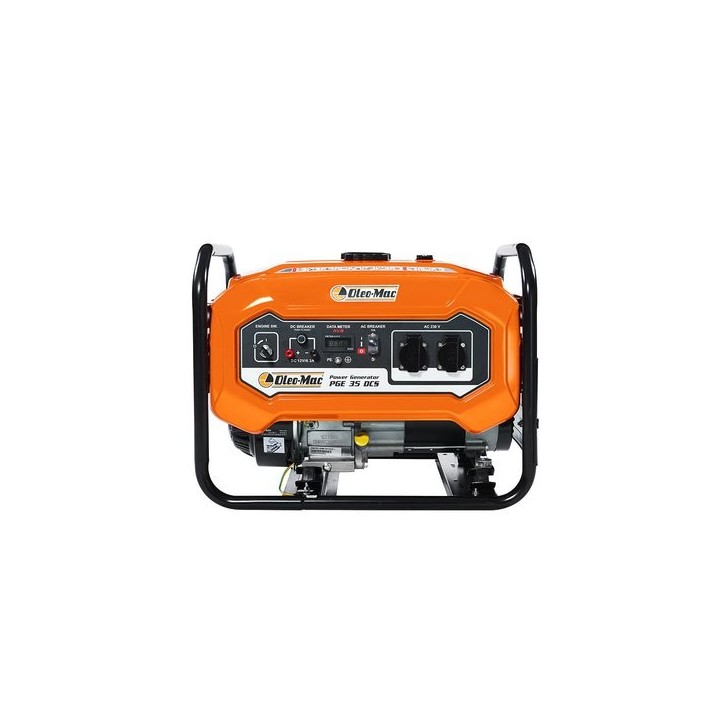 Generatore corrente elettrica OLEOMAC PGE 35 DCS motore Emak 212cc autonomia 15h | Newgardenmac.com