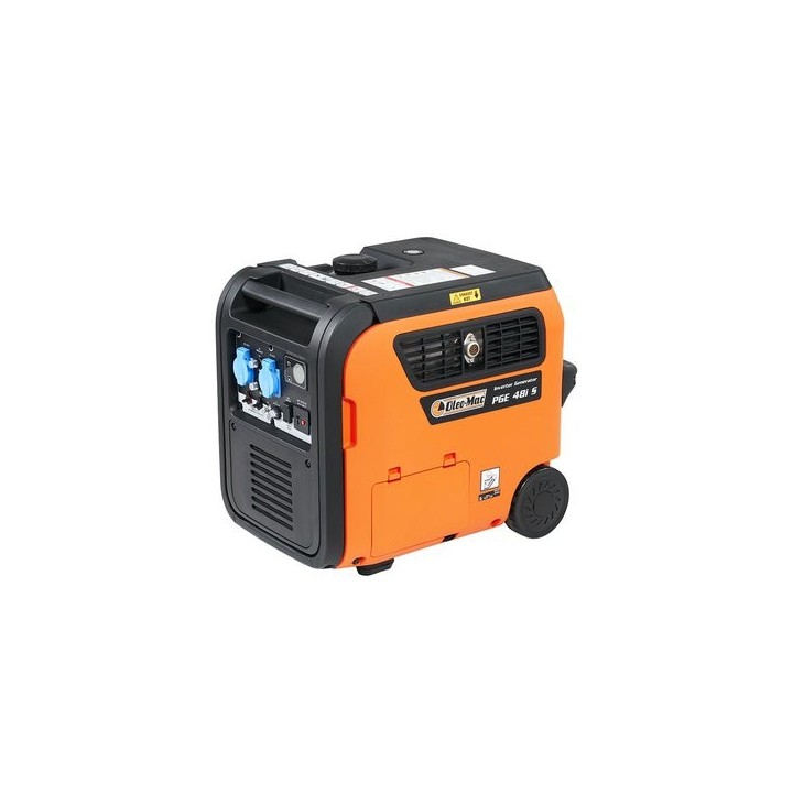 Générateur de courant électrique OLEOMAC PGE 48i S moteur Emak 224cc autonomie 6.5h | Newgardenmac.com