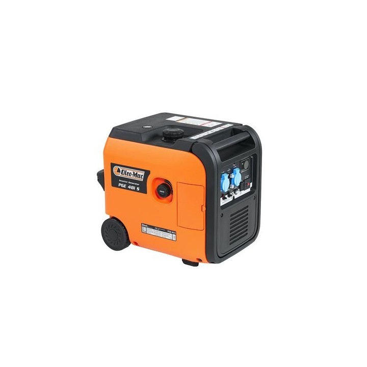 Generador de corriente eléctrica OLEOMAC PGE 48i S motor Emak 224cc autonomía 6,5h | Newgardenmac.com