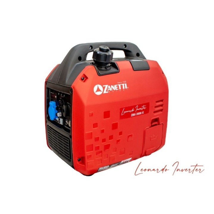 Générateur inverseur essence ZANETTI LEONARDO ZBG 2000 iSE 1.8 kW 230 V | Newgardenmac.com
