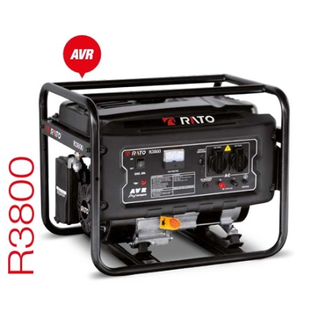 RATO R3800 petrol-powered 301 cc generator maximum power 3.8 kW | Newgardenmac.com