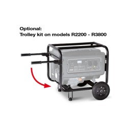 Generatore di corrente RATO R3800 a benzina 301 cc potenza massima 3.8 kW | Newgardenmac.com