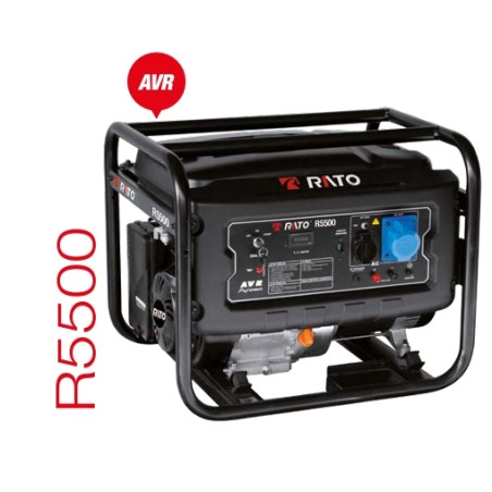 Generatore di corrente RATO R5500 a benzina 389 cc potenza massima 5.5 kW | Newgardenmac.com