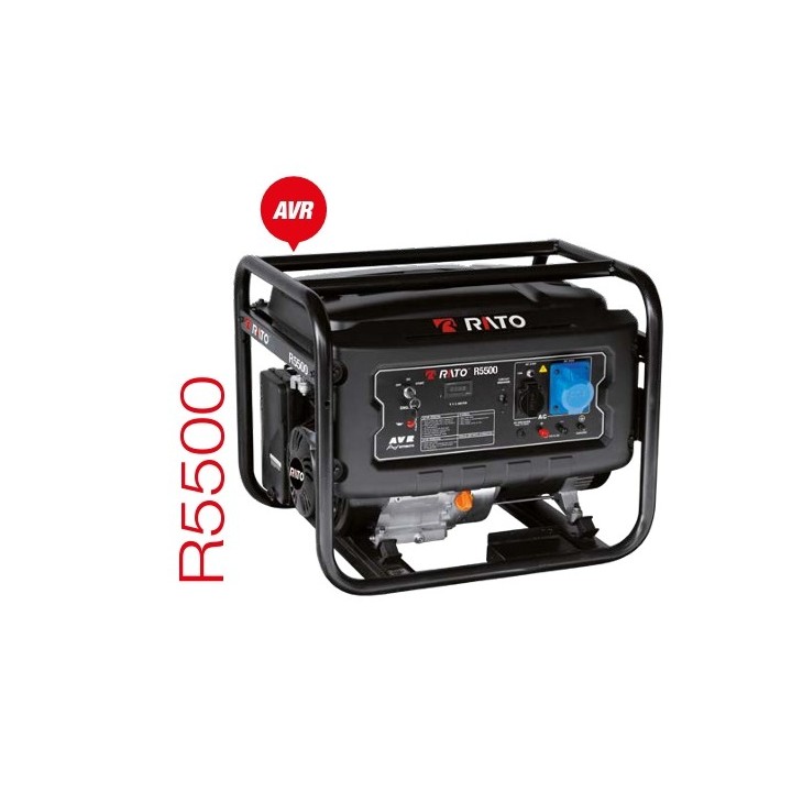 Generatore di corrente RATO R5500 a benzina 389 cc potenza massima 5.5 kW | Newgardenmac.com