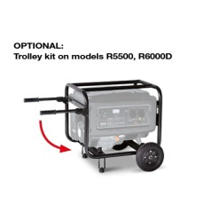 Generatore di corrente RATO R5500 a benzina 389 cc potenza massima 5.5 kW | Newgardenmac.com