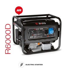 RATO R6000 generador de gasolina RATO 420 cc potencia máxima 6 kW | Newgardenmac.com