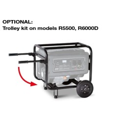 Generatore di corrente RATO R6000 a benzina 420 cc potenza massima 6 kW | Newgardenmac.com