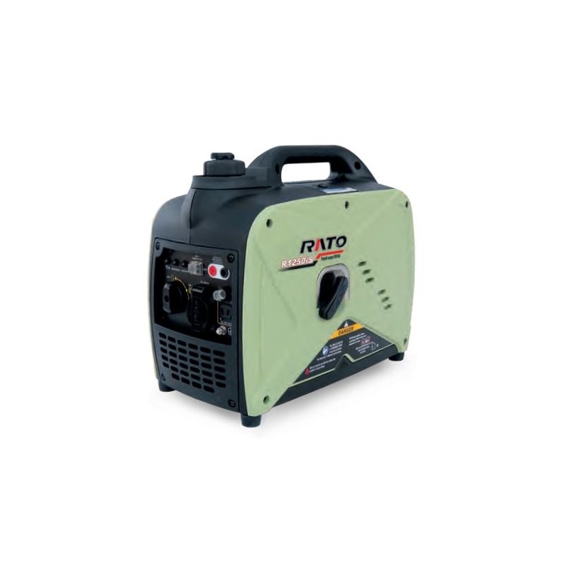 Generatore inverter silenziato RATO R1250iS con motore 4T 60cc benzina 12 V