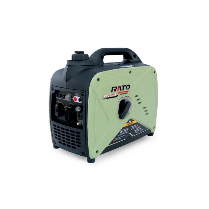 RATO R1250iS schallgedämpfter Inverter-Generator mit 4-Takt-Benzinmotor 60 ccm 12 V | Newgardenmac.com