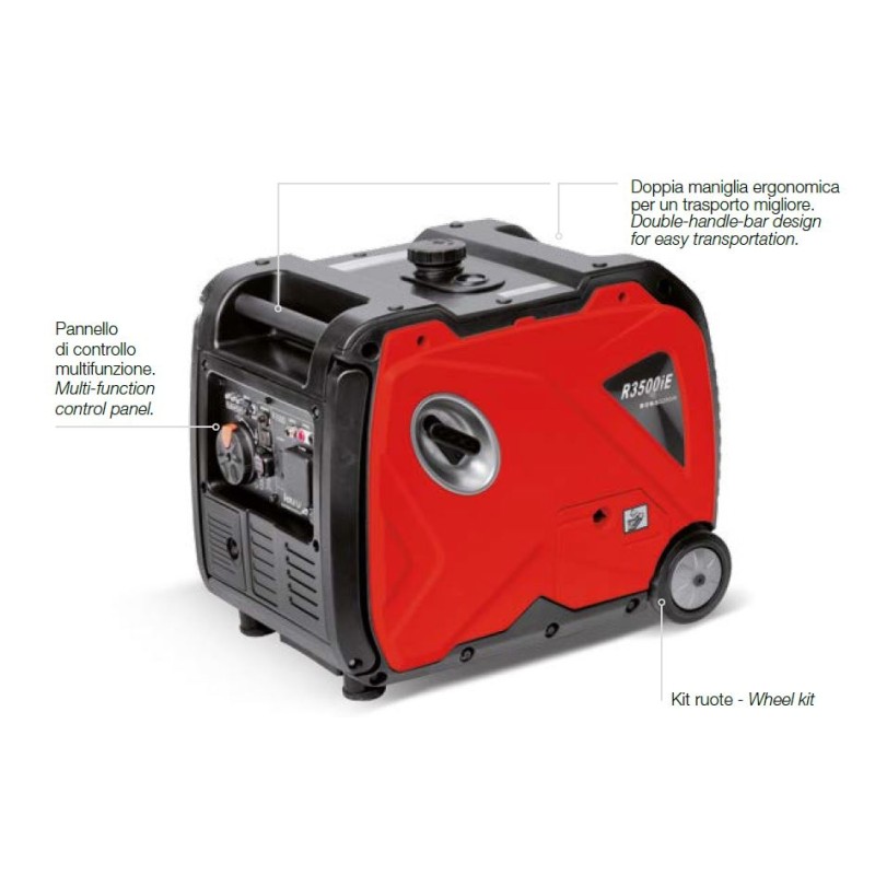 Silenced inverter generator RATO R3000iE-R electric start with 4T engine