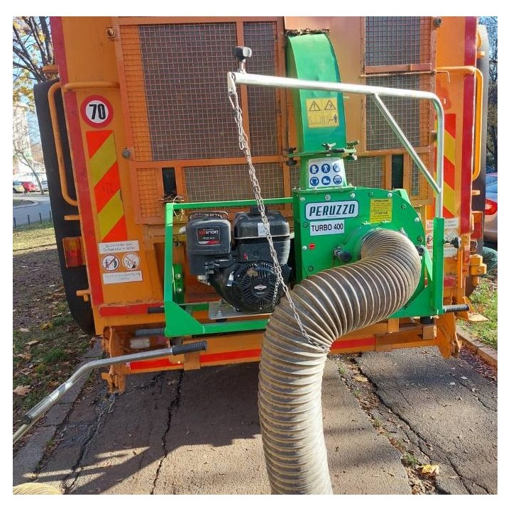 Aspiratore foglie-erba professionale PERUZZO TURBO 400 motore B&S 13 Hp | Newgardenmac.com
