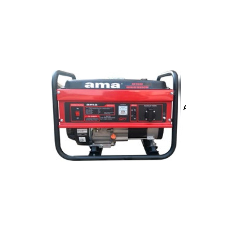 AMA 389cc single-phase generator 5.5 KW autonomy 13 hours weight 80Kg with AVR