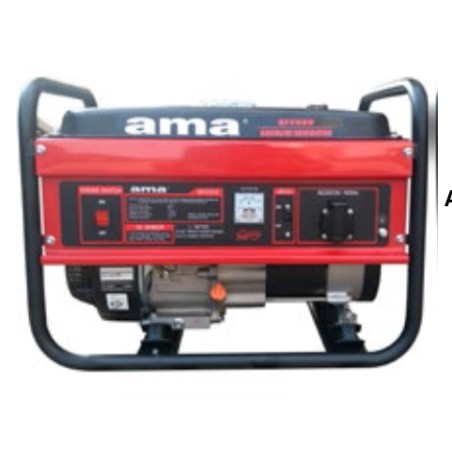 AMA 389cc einphasiger Generator 5.5 KW Autonomie 13 Stunden Gewicht 80Kg mit AVR | Newgardenmac.com