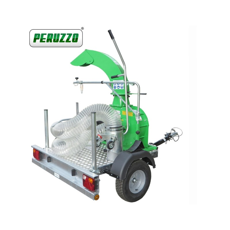 PERUZZO TURBO 400-T professionelles Handgebläse mit Honda-Motor auf Trolley