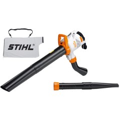 Aspiradora trituradora eléctrica STIHL SHE81 de 230 V, capacidad del colector de césped de 45 L | Newgardenmac.com