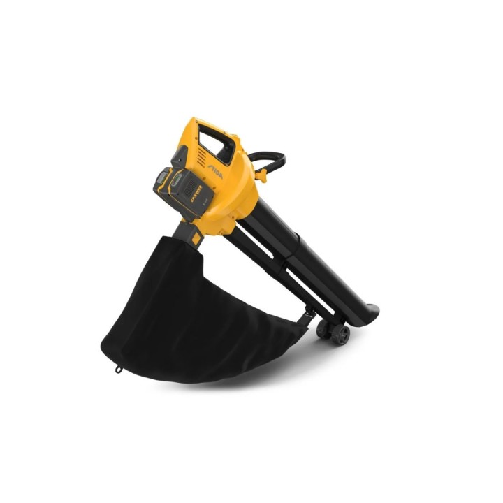Aspirateur broyeur STIGA VS100e Kit avec 2 batteries et chargeur de batterie | Newgardenmac.com
