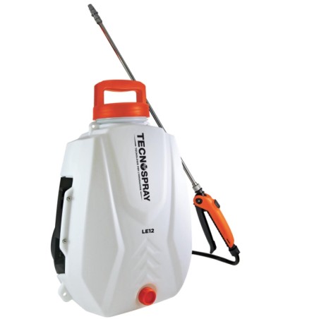 Sprayer TECNOSPRAY LE12 capacity 12L lithium battery 12V and charging included | Newgardenmac.com