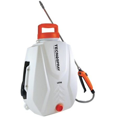 Irroratrice TECNOSPRAY LE16 capacita' 16L batteria litio 21 V e carica inclusi | Newgardenmac.com