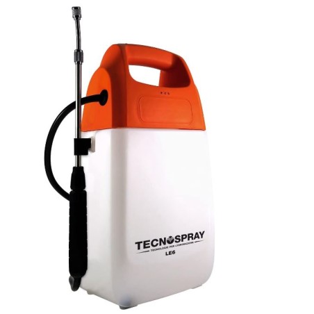 Irroratrice TECNOSPRAY LE6 capacita 6L batteria litio 5 V e carica inclusi | Newgardenmac.com