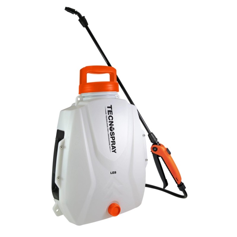 Irroratrice TECNOSPRAY LE8 capacita' 8L batteria litio 12V e carica inclusi