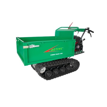 ACTIVE POWER TRACK 1600-H DMP wheelbarrow with hydraulic dump truck | Newgardenmac.com