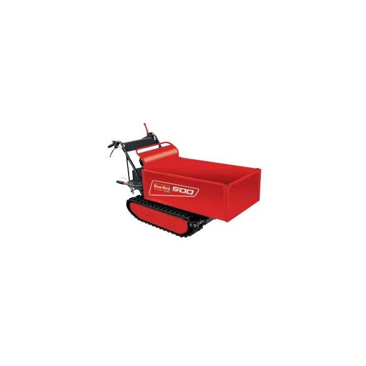 BLUE BIRD CARRIER 500 brouette manuelle Loncin 4T moteur 196 cc charge 500kg manuel | Newgardenmac.com