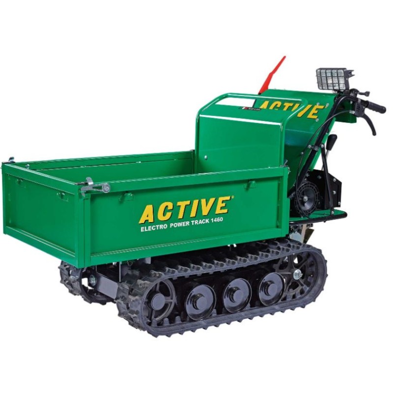 Motocarriola cingolata elettrica 1460 Electro ACTIVE cassone estensibile - dumper