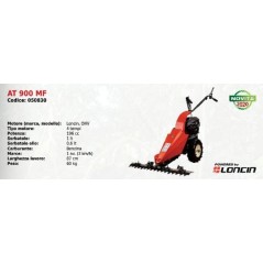 Motor mower ATTILA AT 900 MF 87 cm with LONCIN OHV 4T 196 cc engine | Newgardenmac.com