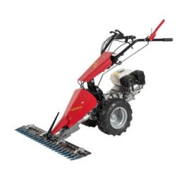 Reversible mower MECCANICA BENASSI MF226 Loncin engine wheels and scythe | Newgardenmac.com