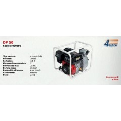 DP 50 SERIE DUCAR Motobomba de gasolina con motor OHV 208 cc de 4 tiempos | Newgardenmac.com