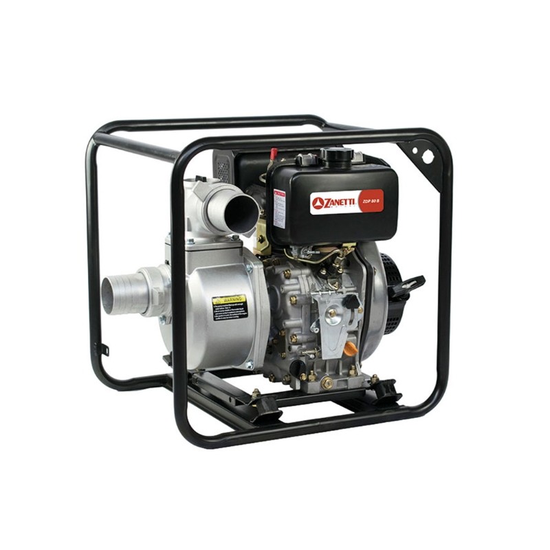 ZANETTI ZDP80BE low head self-priming aluminium diesel motor pump