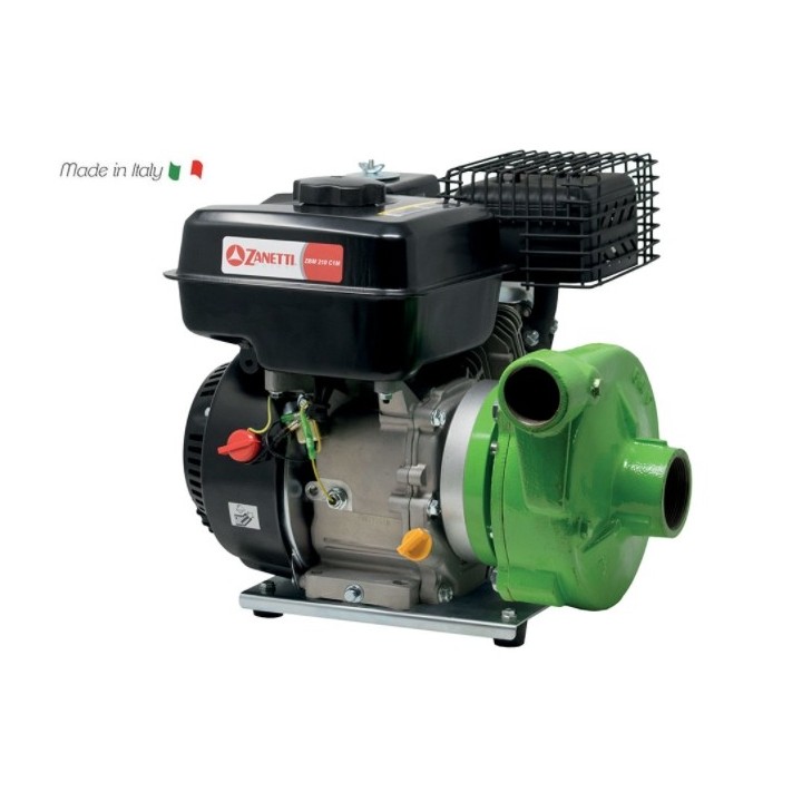 CENTRIFUGAL petrol motor pump ZANETTI PB40-210CG cast iron centrifugal body | Newgardenmac.com