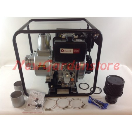 Motopompa diesel autodescante ZANETTI ZDP100BEV bassa prevalenza EURO V | Newgardenmac.com