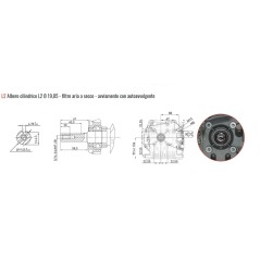 Motor gasolina completo ZANETTI ZEN130L2 motor gasolina bomba motoazada eje Ã˜ 19.05 | Newgardenmac.com