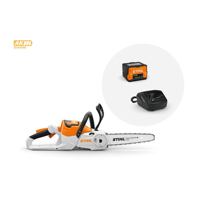 STIHL MSA 60 C-B 36V cordless chainsaw with 30 cm bar cover and chain