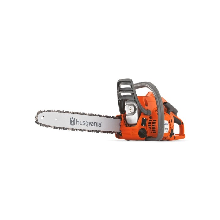 HUSQVARNA 120 MARK II 38cc petrol chainsaw with 35cm bar and 3/8 mini chain | Newgardenmac.com