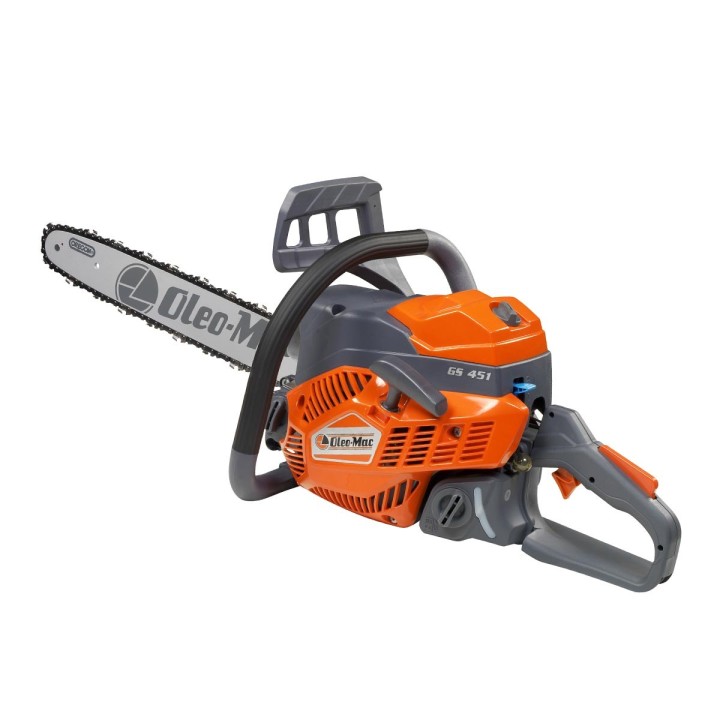 Motosega a scoppio OLEOMAC GS451 43cc barra da 41cm e da 46cm | Newgardenmac.com