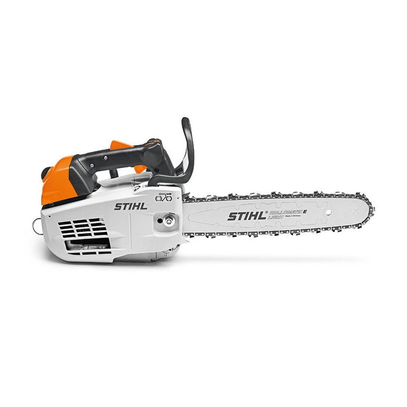 Motosierra de gasolina STIHL MS 201 TC-M 35,2 cc con barra de cadena y funda de barra