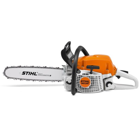 Motosierra de gasolina STIHL MS 291 56cc con barra de 40cm - 45cm, cadena y funda de barra | Newgardenmac.com