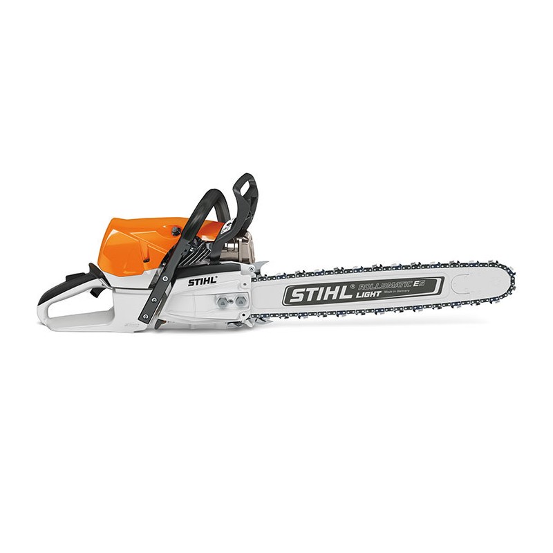 Motosierra de gasolina STIHL MS 462 C-M 72 cc con barra de cadena y funda de barra