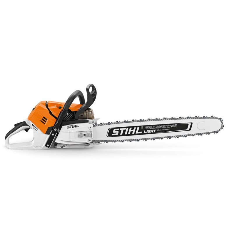 STIHL MS 500i 79 cc petrol chainsaw with chain bar and bar cover