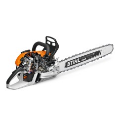 Motosierra de gasolina STIHL MS 500i 79 cc con barra de cadena y funda de barra | Newgardenmac.com