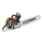 Motosierra de gasolina STIHL MS 500i 79 cc con barra de cadena y funda de barra